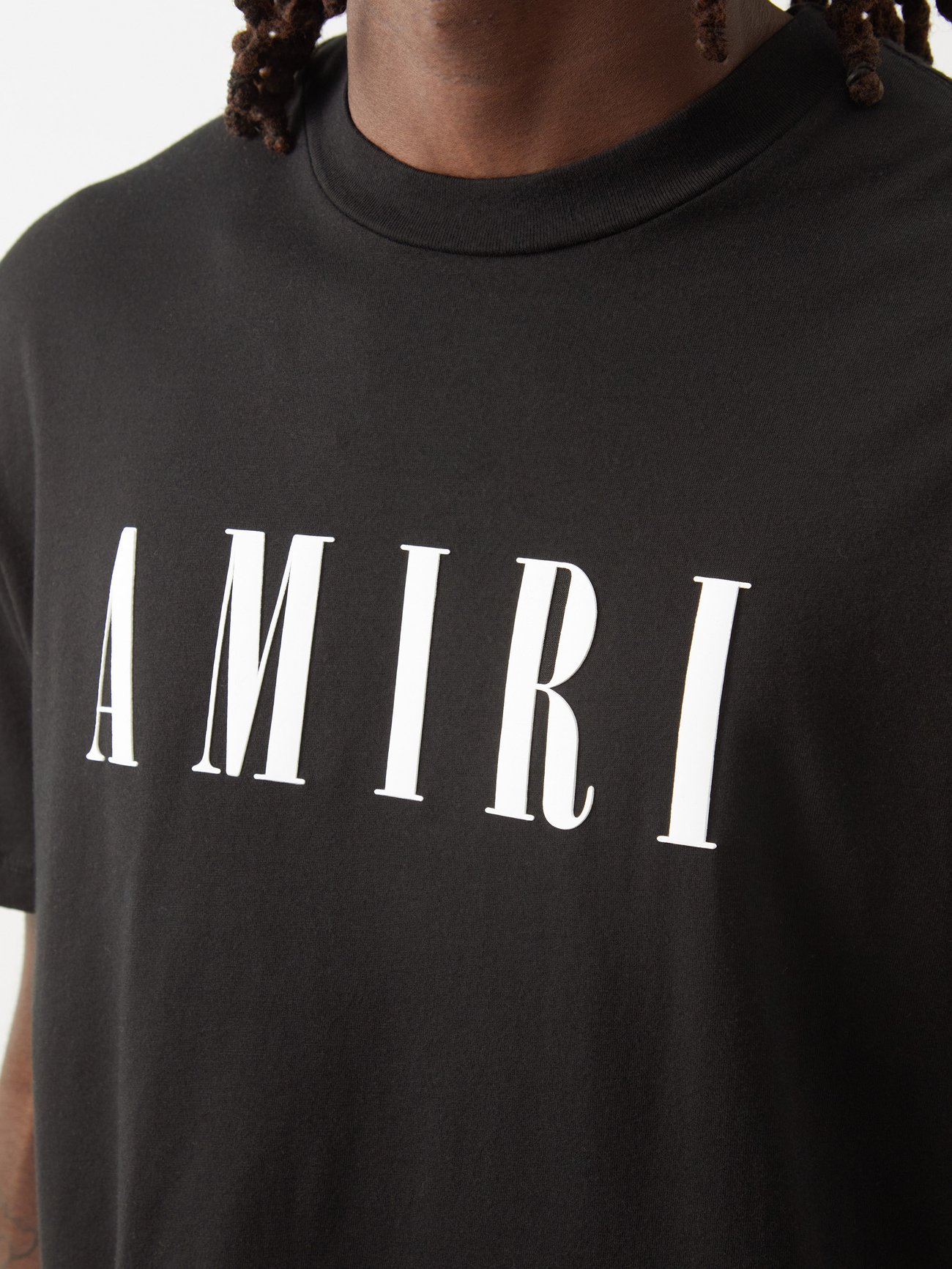 Luxury T-shirt for men - Amiri black T-shirt
