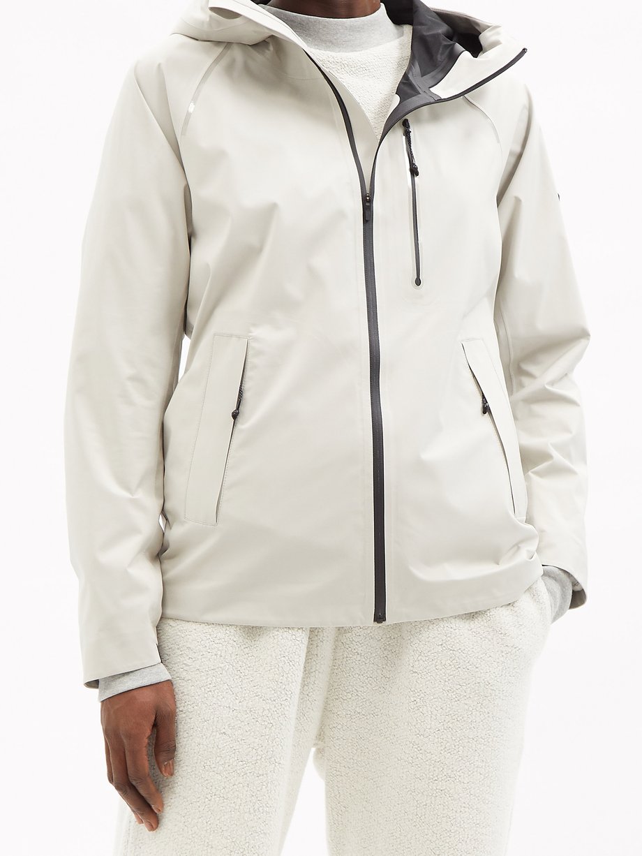 Grey Meteor matte-shell hooded jacket | Moncler | MATCHES UK