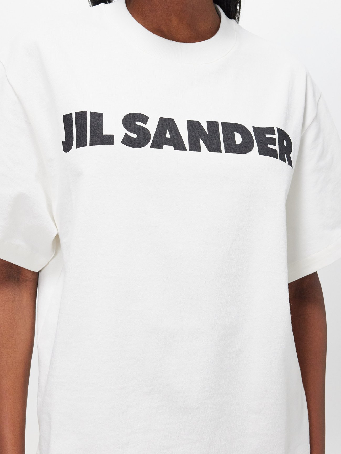 Jil Sander Cotton t-shirt with printed tiger on the front white, Women  Knitwear And Jersey