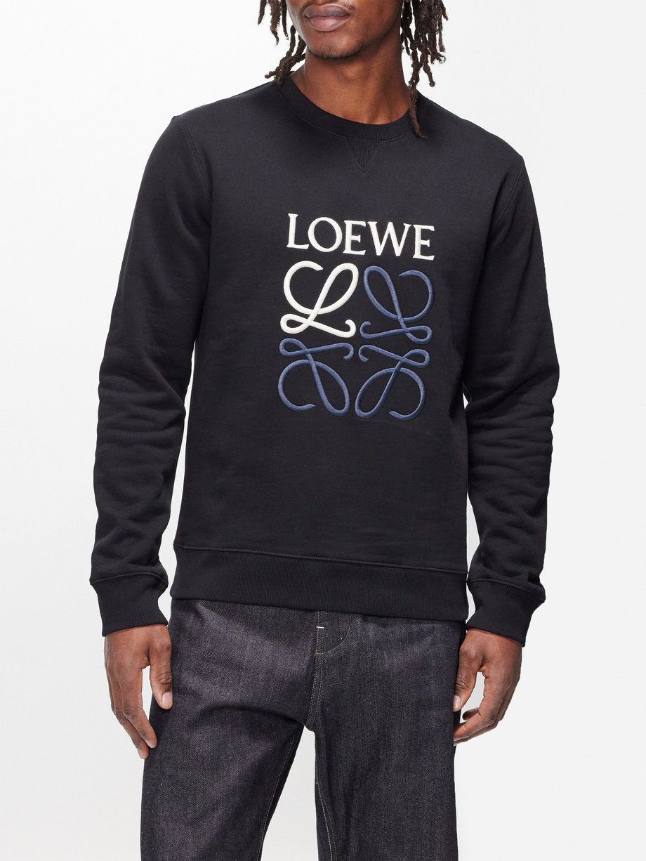 Loewe - Logo-Embroidered Cotton-Jersey T-Shirt - White Loewe