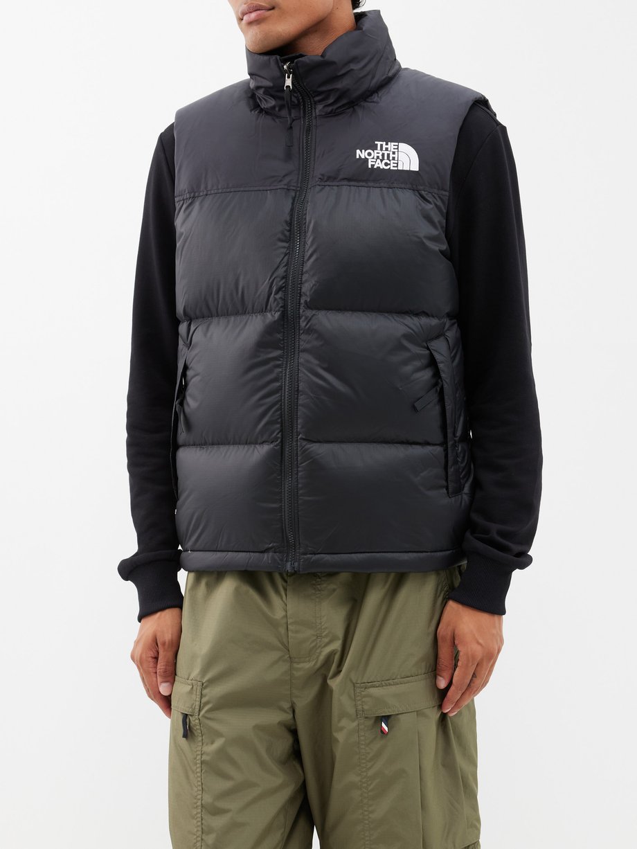 Black 1996 Retro Nuptse quilted down gilet | The North Face | MATCHES UK
