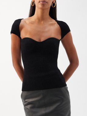 ケイト KHAITE THE ISTA TOP in Black-