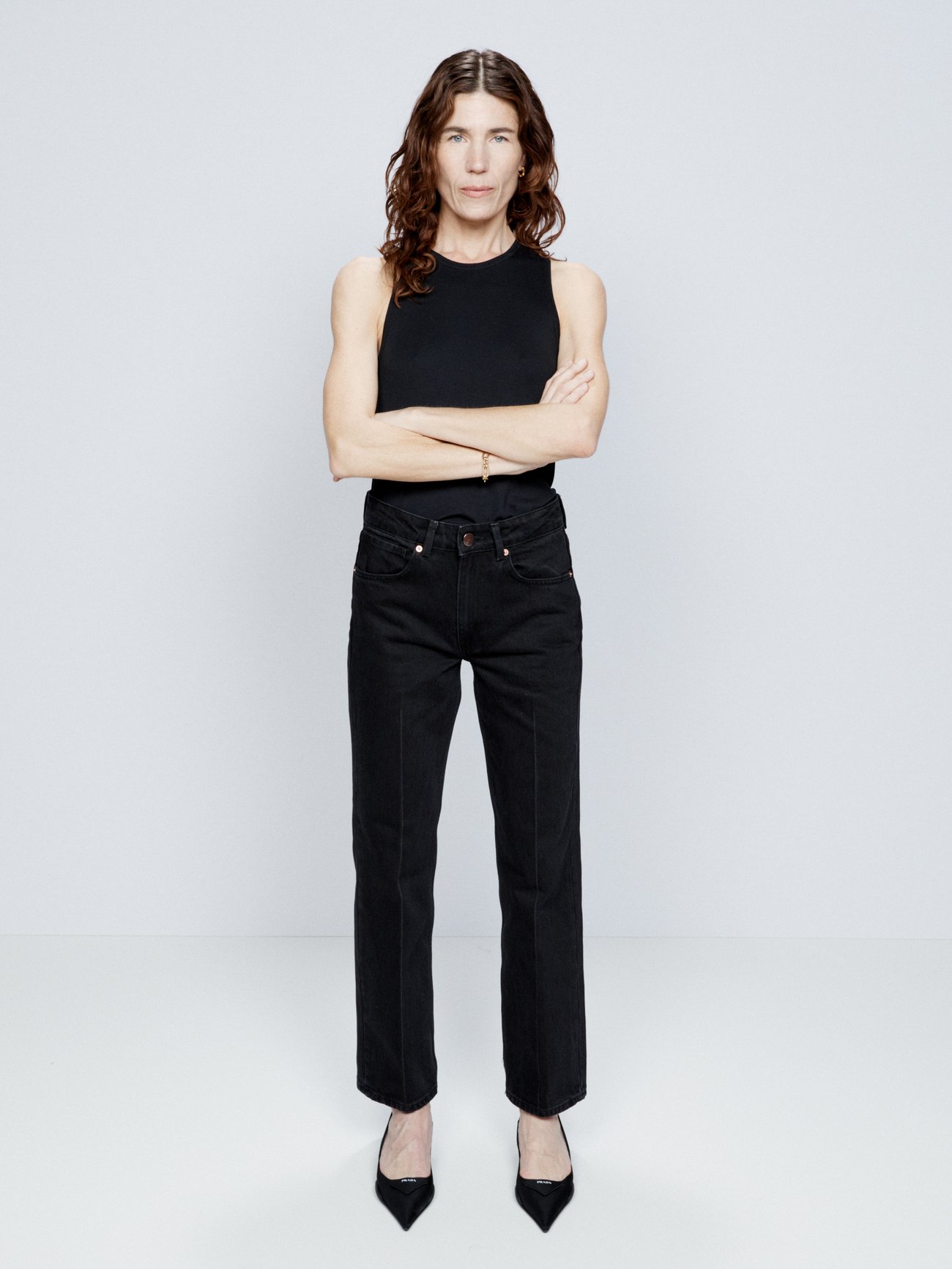 Black Push organic-cotton straight-leg jeans | Raey | MATCHESFASHION US