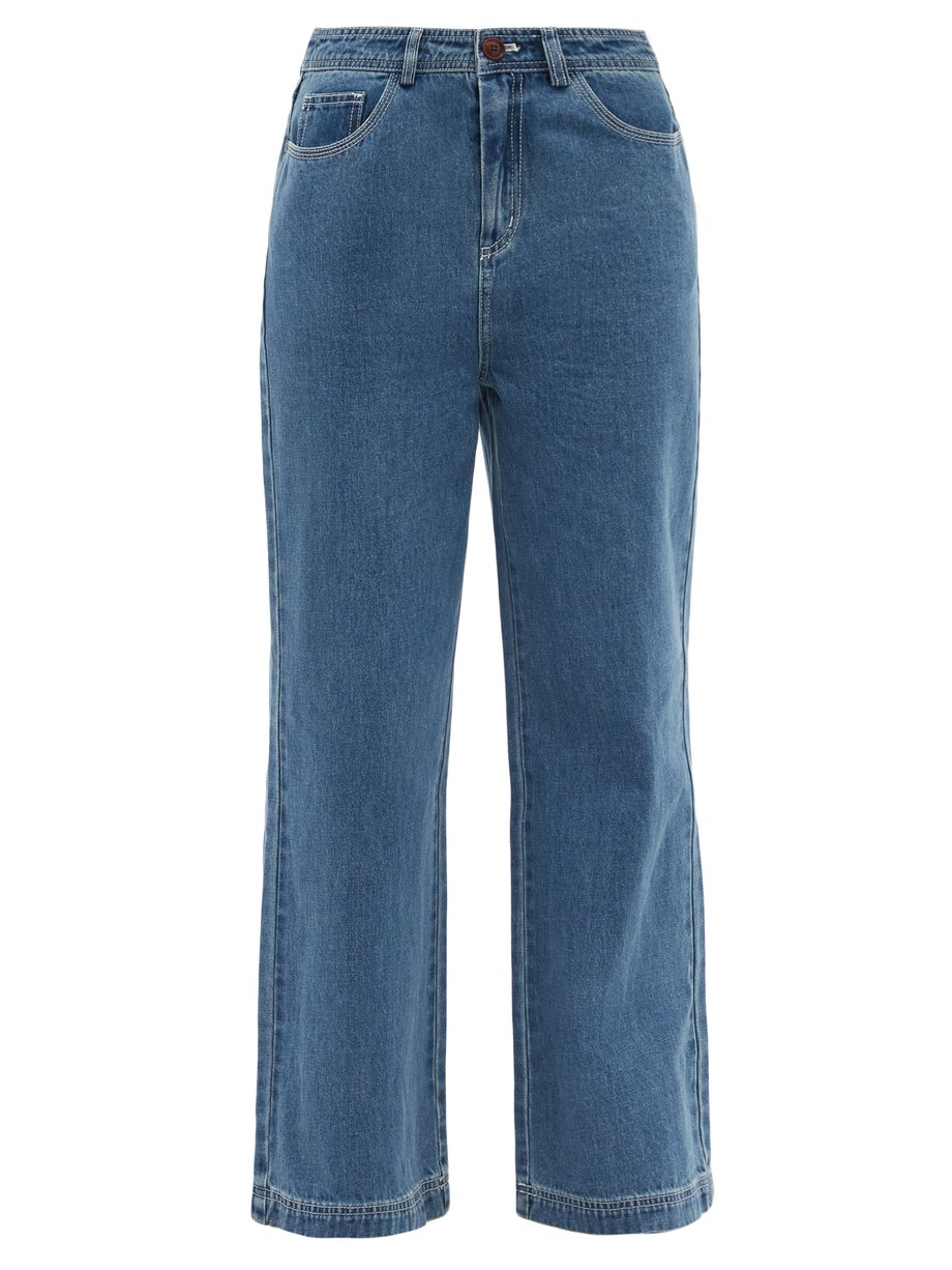 Blue Alyssa wide-leg jeans | Sea | MATCHESFASHION AU