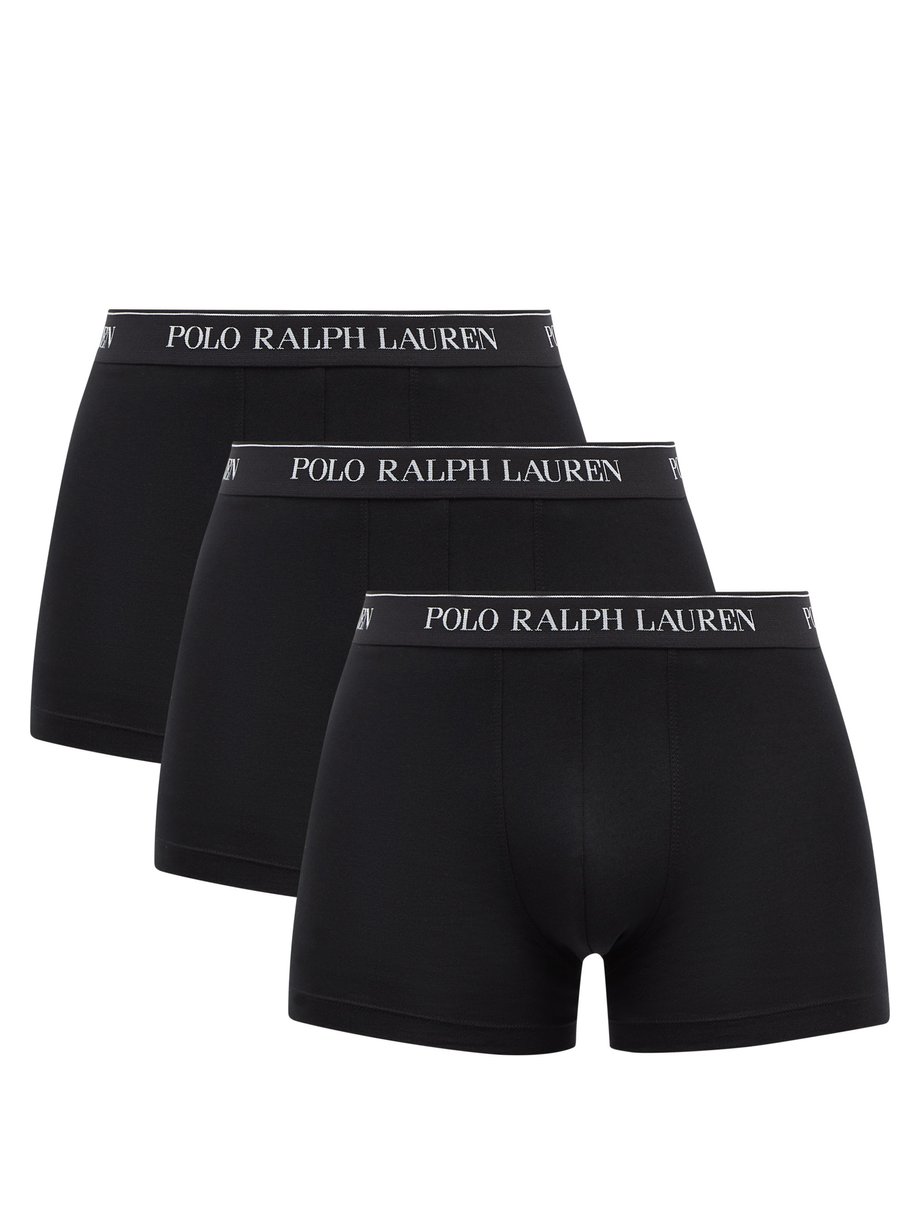 Polo Ralph Lauren Ensemble de trois boxers en coton à jacquard logo