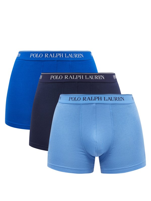 Ralph Lauren 3Pack XWCXB (714662050007), Blue, size XL - Boxer
