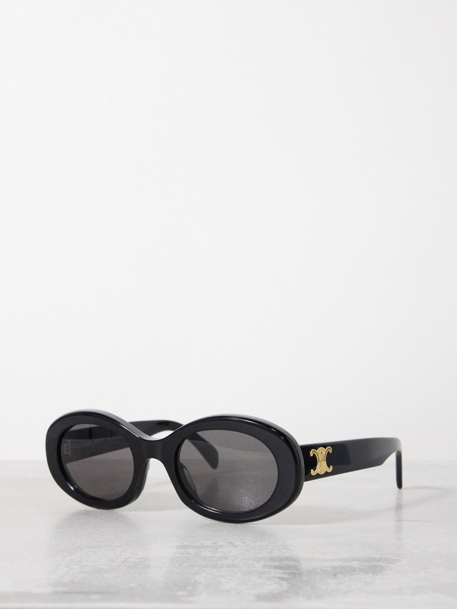 Celine Triomphe Logo Oval Acetate … curated on LTK