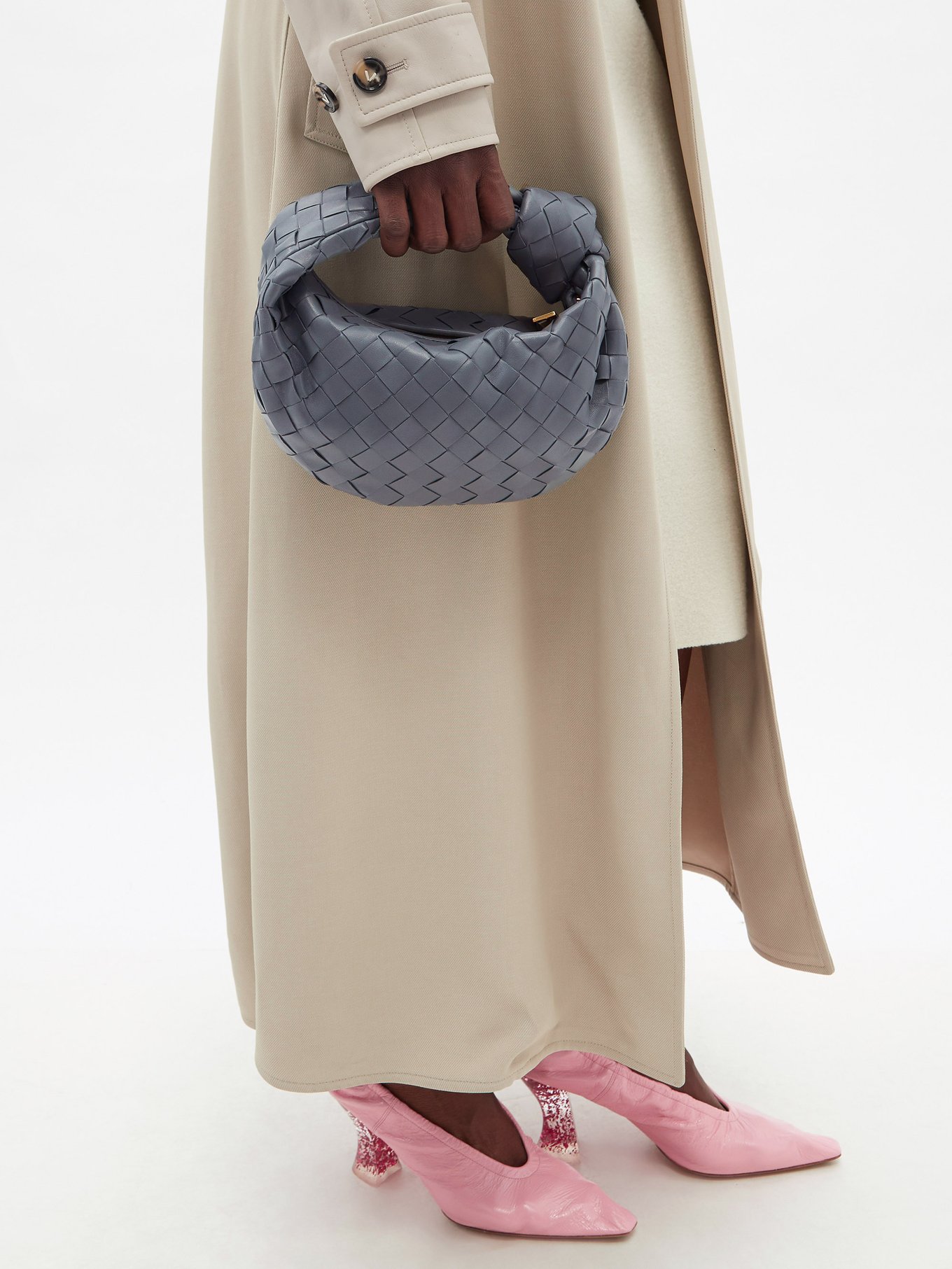BOTTEGA VENETA Jodie Mini Intrecciato Knot Hobo Bag for Women