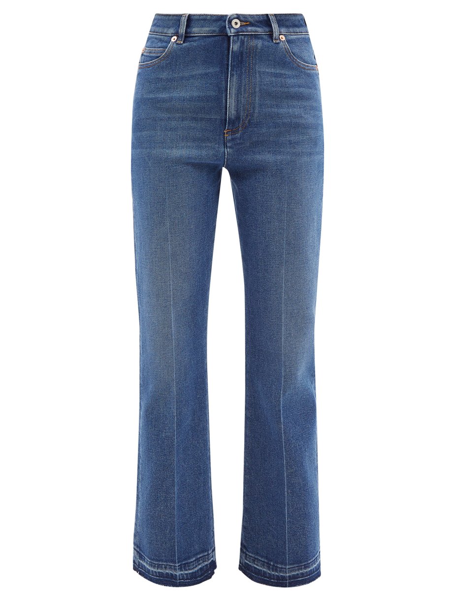 Gavmild Erfaren person linje Blue High-rise flared-leg jeans | Valentino | MATCHESFASHION US