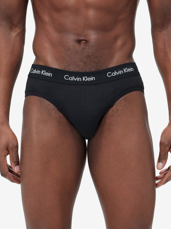 Calvin Klein Underwear Pack of five cotton-blend briefs
