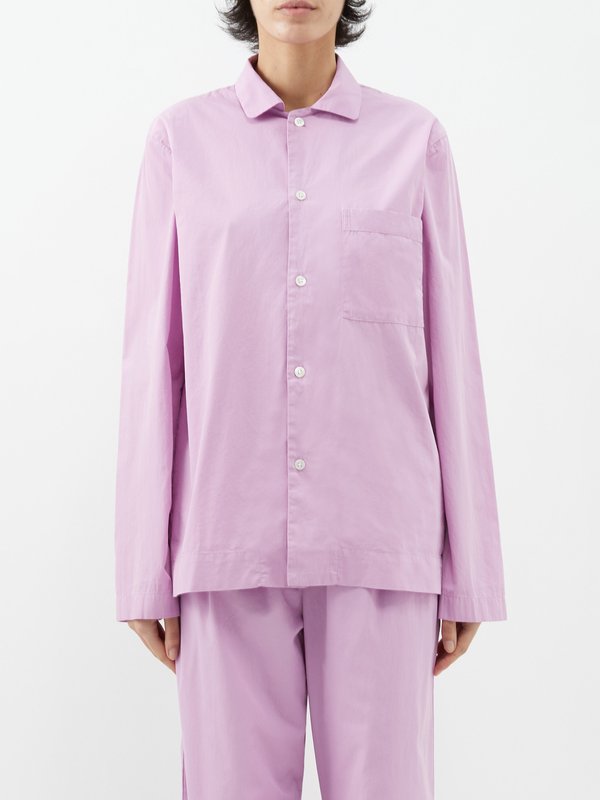 Tekla Organic-cotton poplin shirt