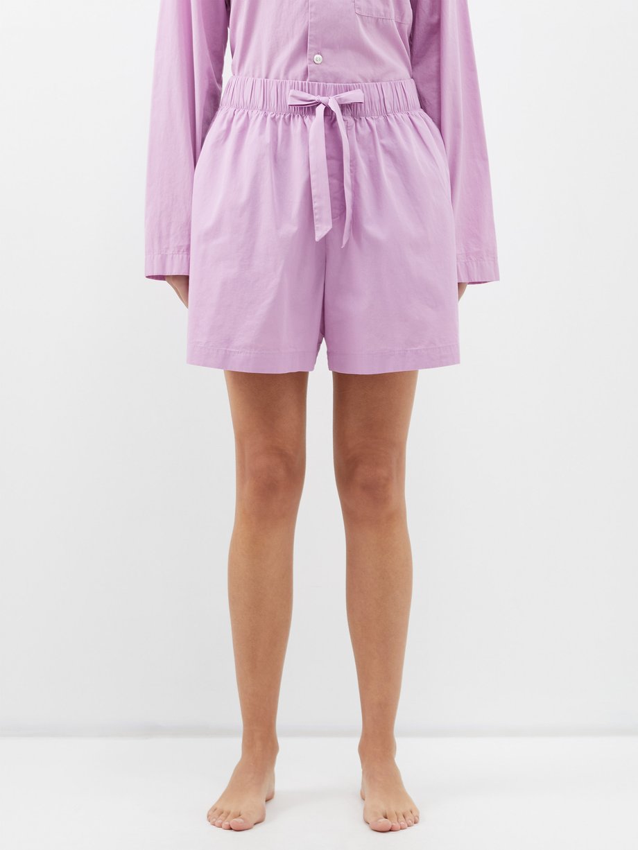 Tekla Organic-cotton pyjama shorts