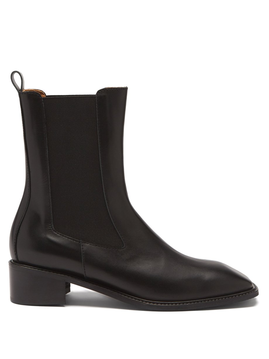 Black Derrick square-toe leather Chelsea boots | Osoi | MATCHESFASHION AU