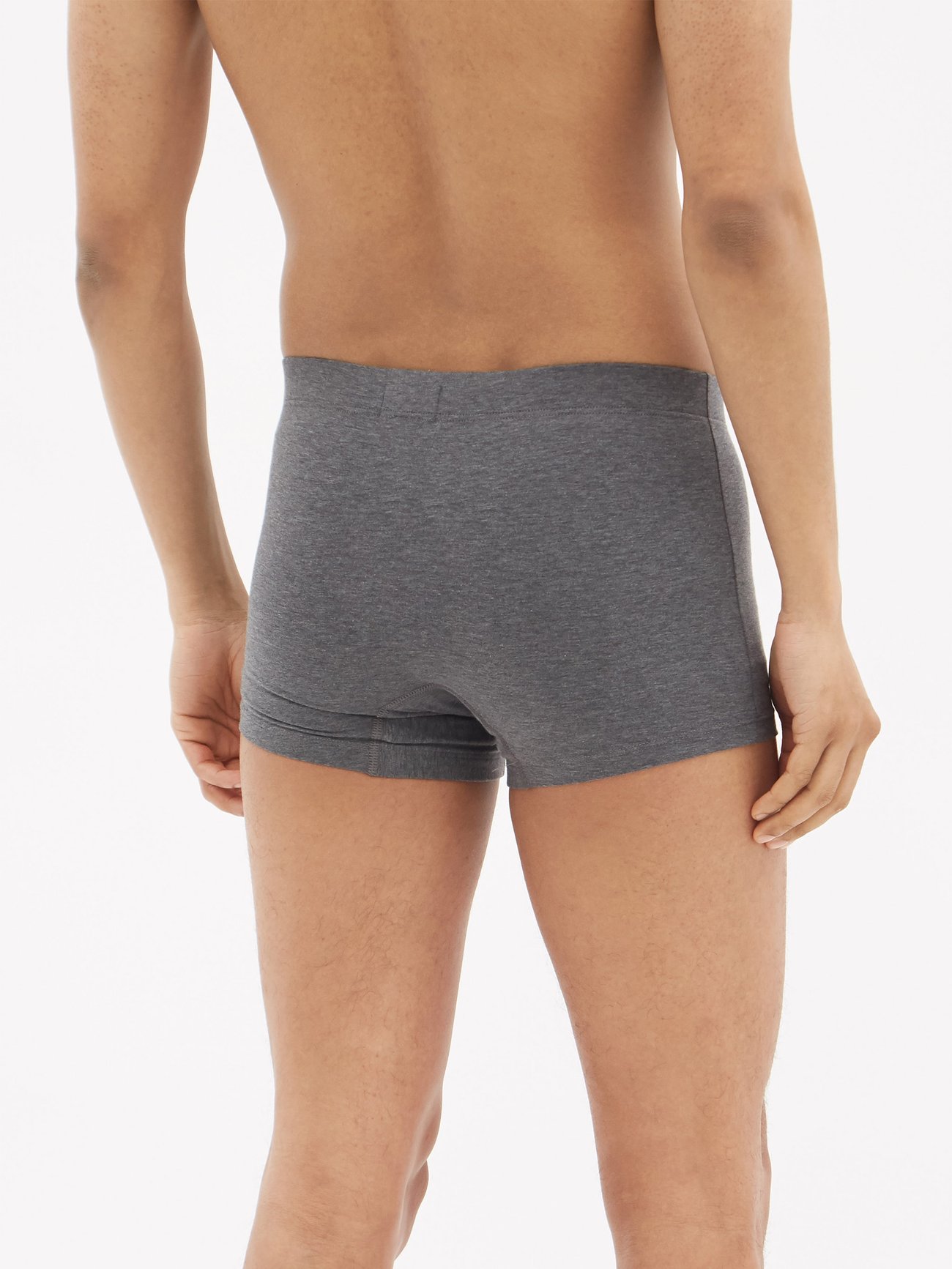 Grey Pack of two Essentials cotton-blend boxer briefs