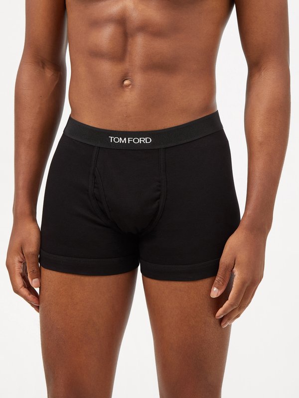 Tom Ford Pack of two cotton-blend boxer briefs