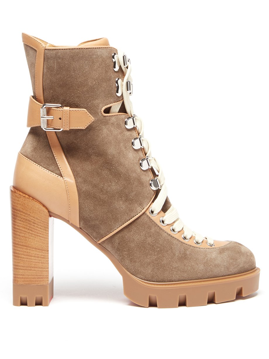 Christian Louboutin M Academia Suede Ankle Boots