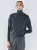 Fitted merino-wool roll-neck sweater