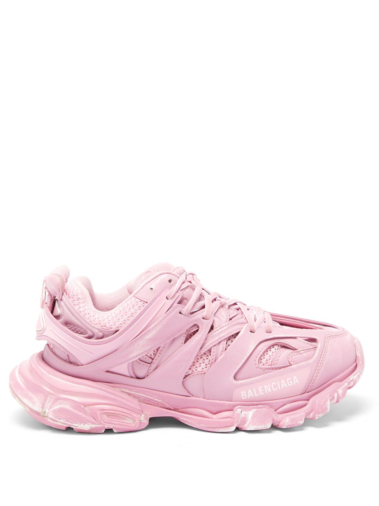 Womens Balenciaga Pink Track Sneakers  DANYOUNGUK