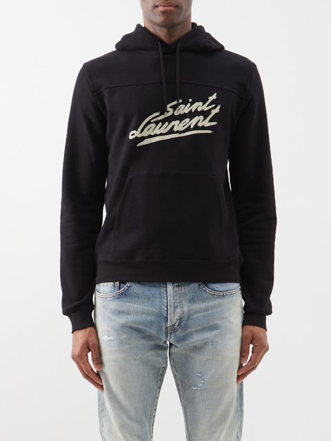 Saint laurent best sale zipped hoodie