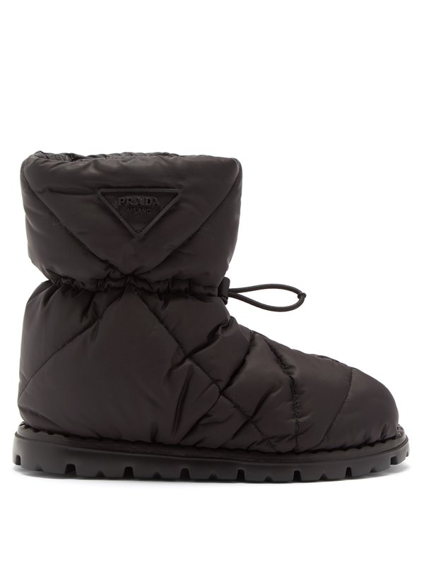 Prada Padded Re-Nylon snow boots