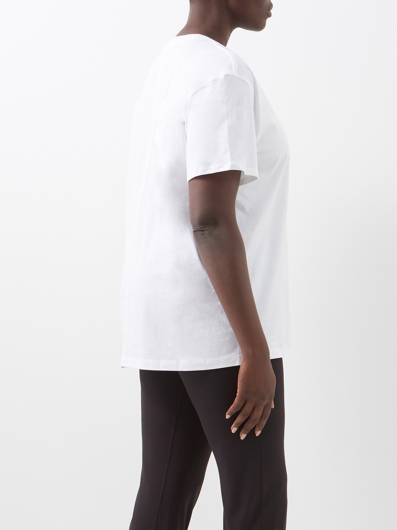White All Yours crew-neck cotton-blend jersey T-shirt, lululemon