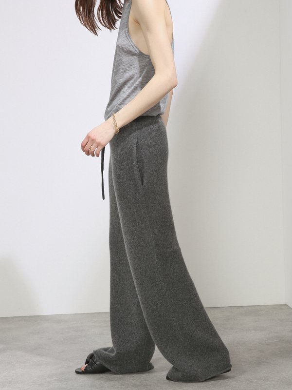 Women Grey Chiffon Trousers Regular Fit Palazzo - Pinkshop