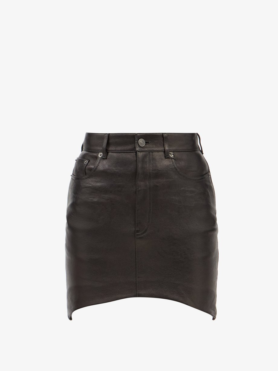 Black Hourglass-hem mini skirt | Balenciaga | MATCHESFASHION US