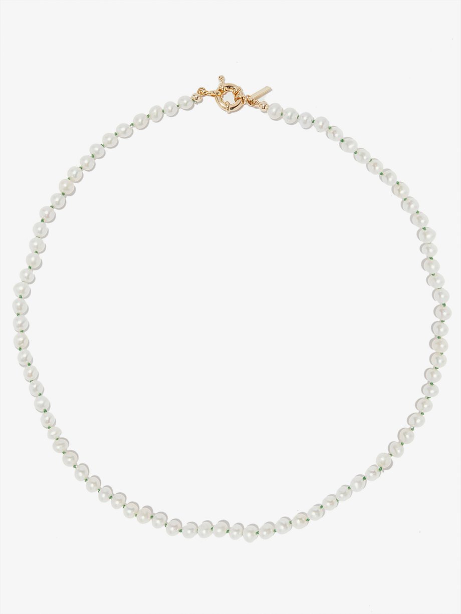 éliou Bastian 14kt gold-filled and pearl necklace