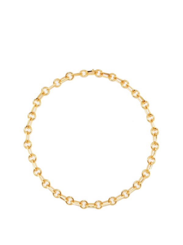 Sophie Buhai Yves 18kt gold-vermeil necklace