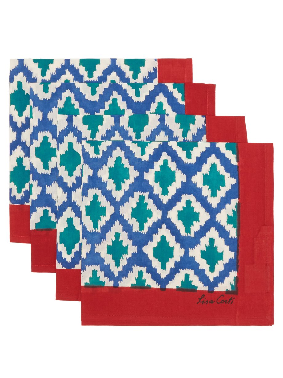 Lisa Corti Set of four Hima cotton napkins