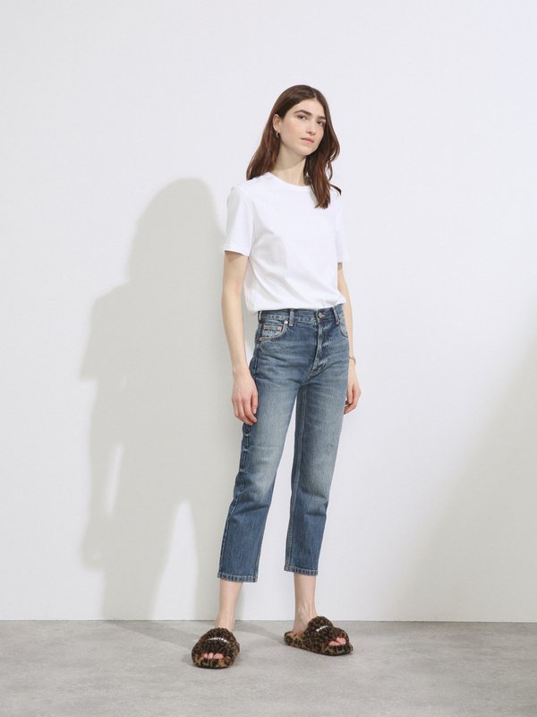 Raey Crop organic-cotton straight leg jeans