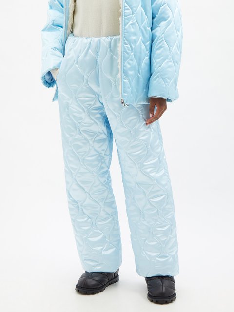 MIU MIU Pajama printed silk pants - Shop the Story