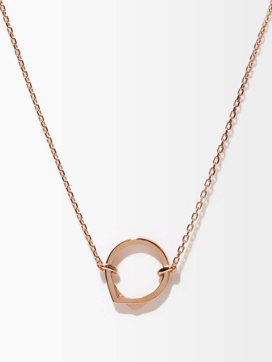 Metallic Antifer 18kt rose-gold necklace | Repossi | MATCHESFASHION US