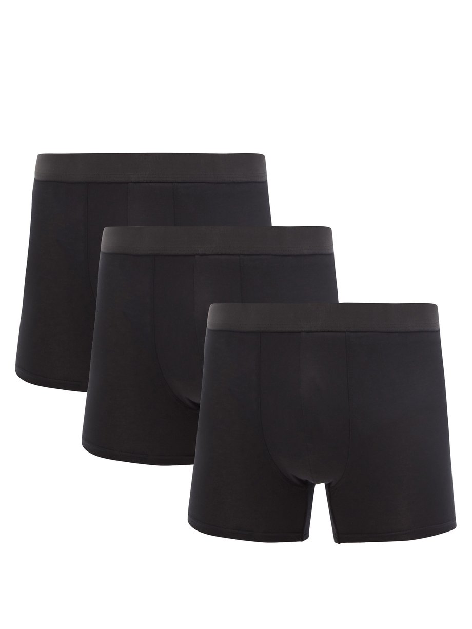 Black Pack of three lyocell-blend boxer briefs | CDLP | MATCHESFASHION US