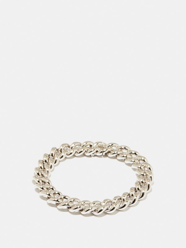 Shay 18kt white-gold chain-link bracelet