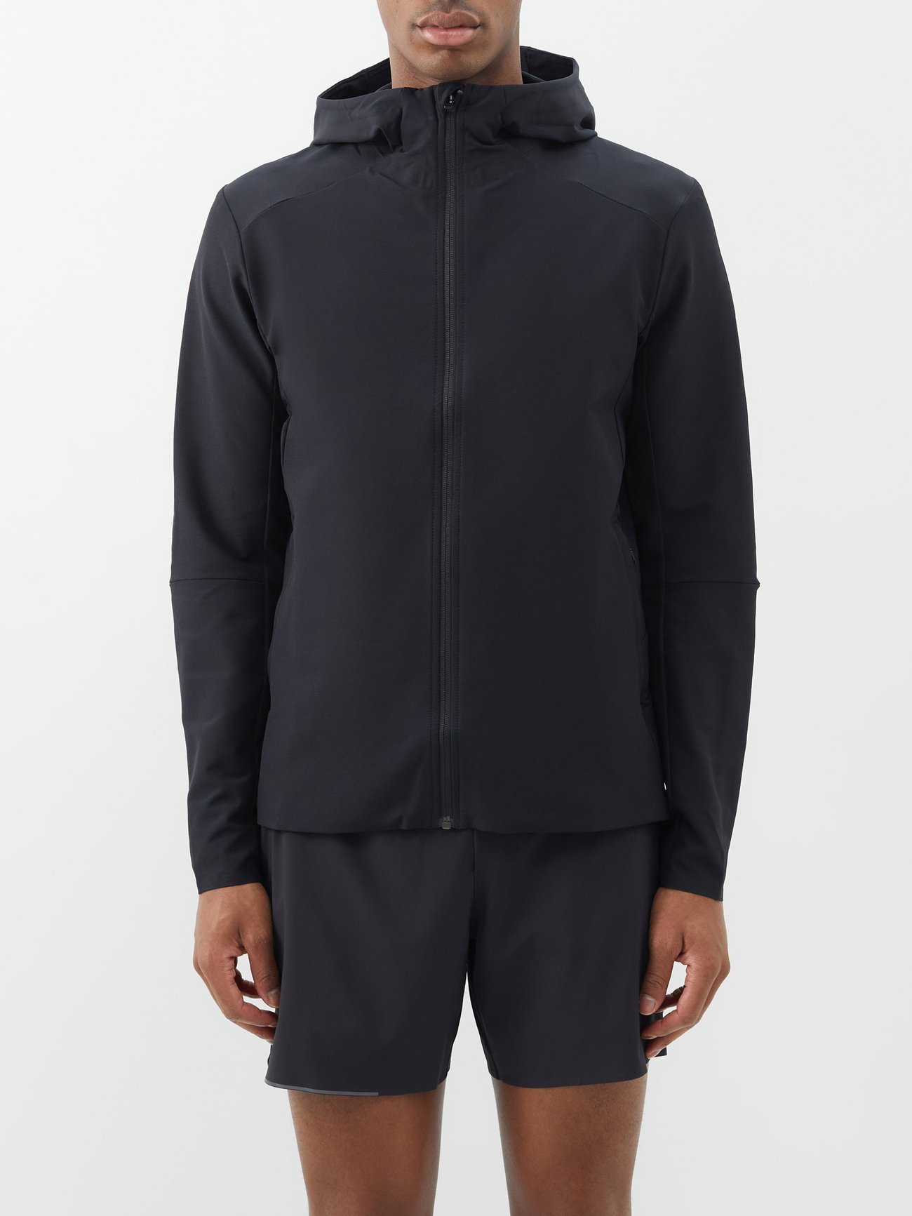 Black Warp Light packable jacket | Lululemon | MATCHES UK