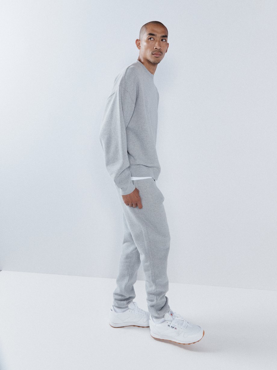 Raey Recycled-yarn cotton-blend slim-fit trackpants