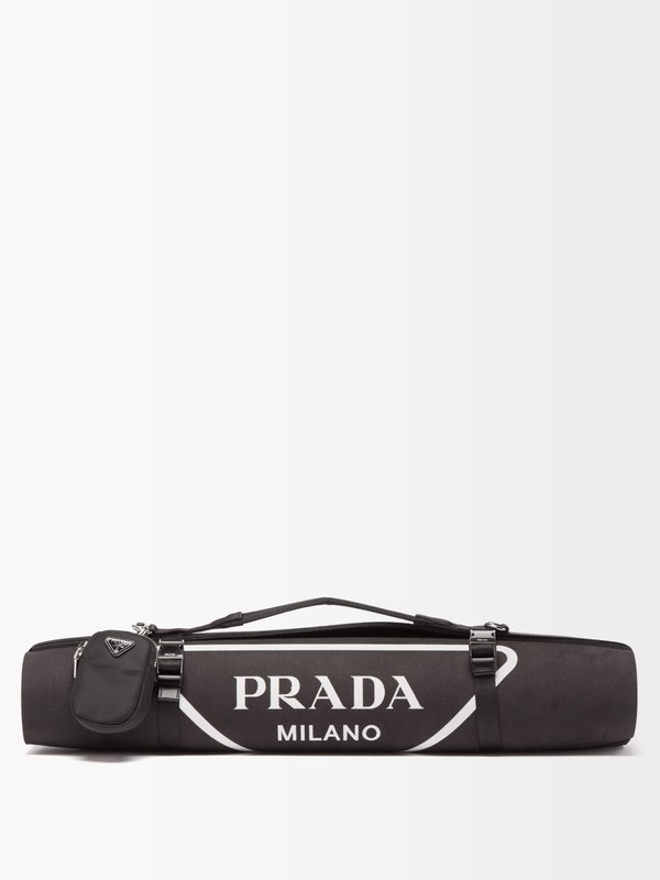 Prada Logo-print yoga mat and carry strap