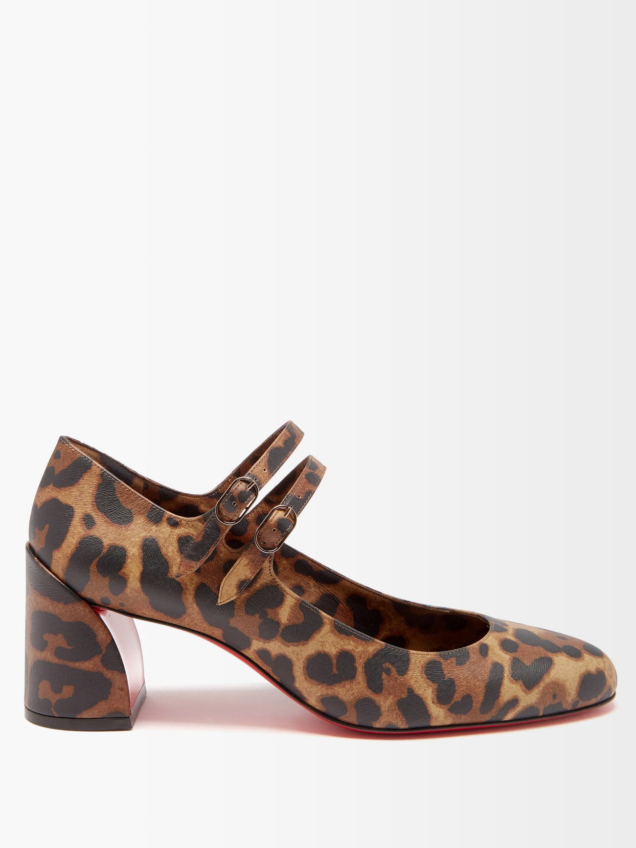 Miss Jane leopard-print leather pumps