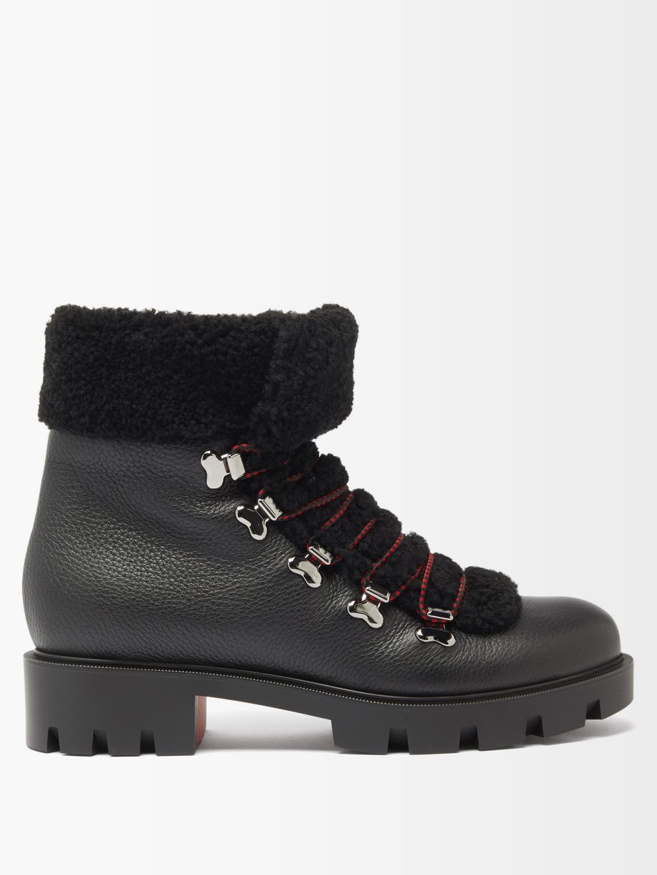 Christian Louboutin Edelvizir shearling and leather boots