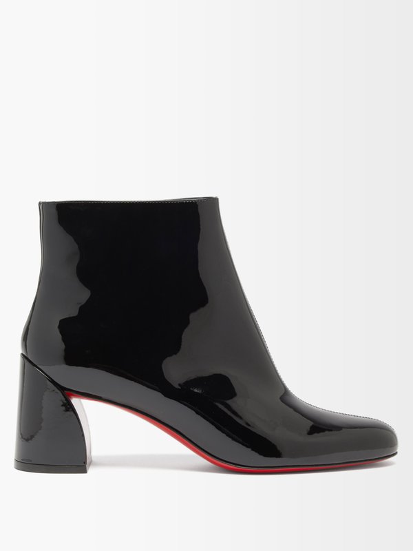 Christian Louboutin Turela 55 patent-leather ankle boots