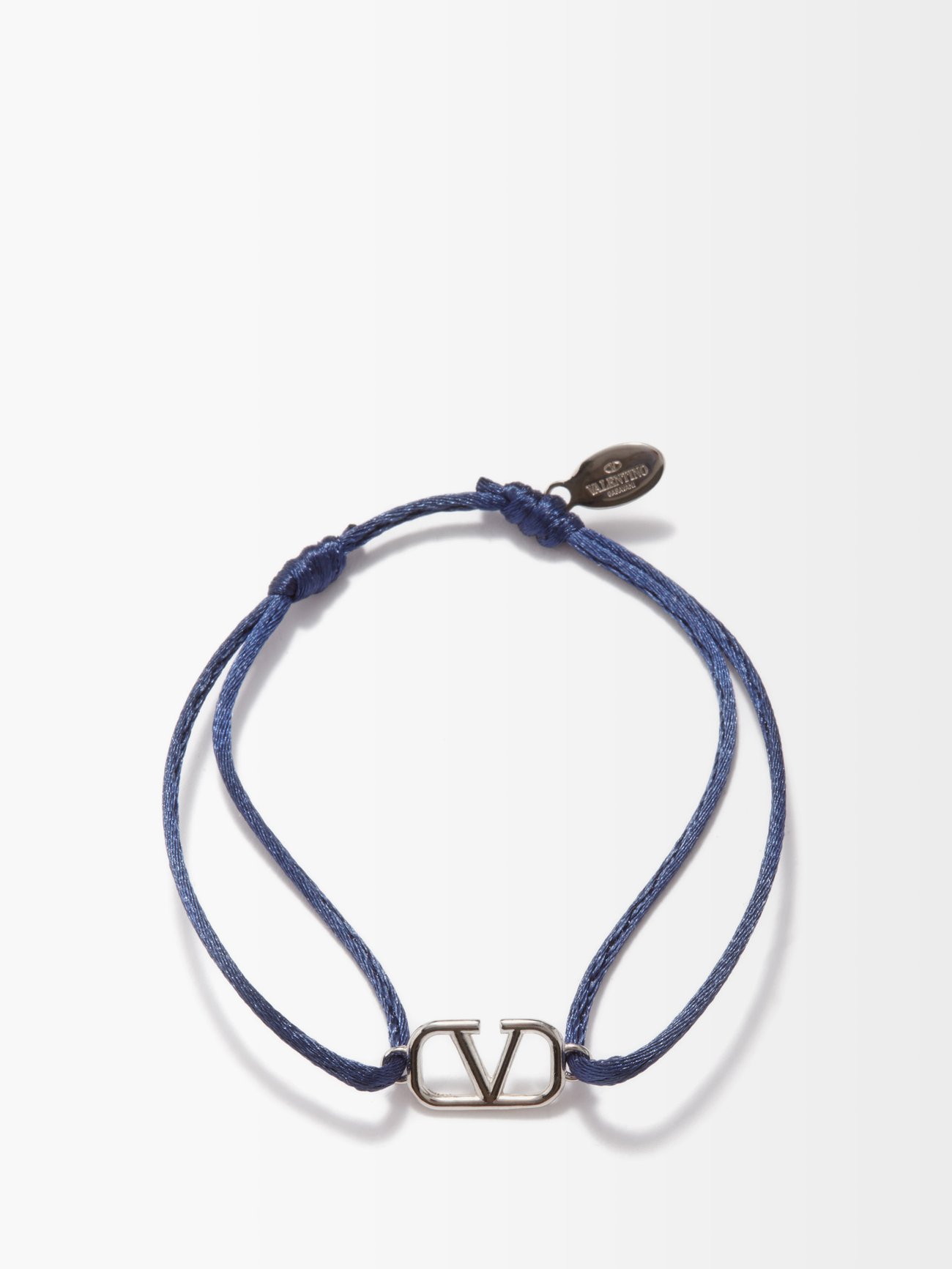 Blue cord bracelet Valentino | MATCHESFASHION