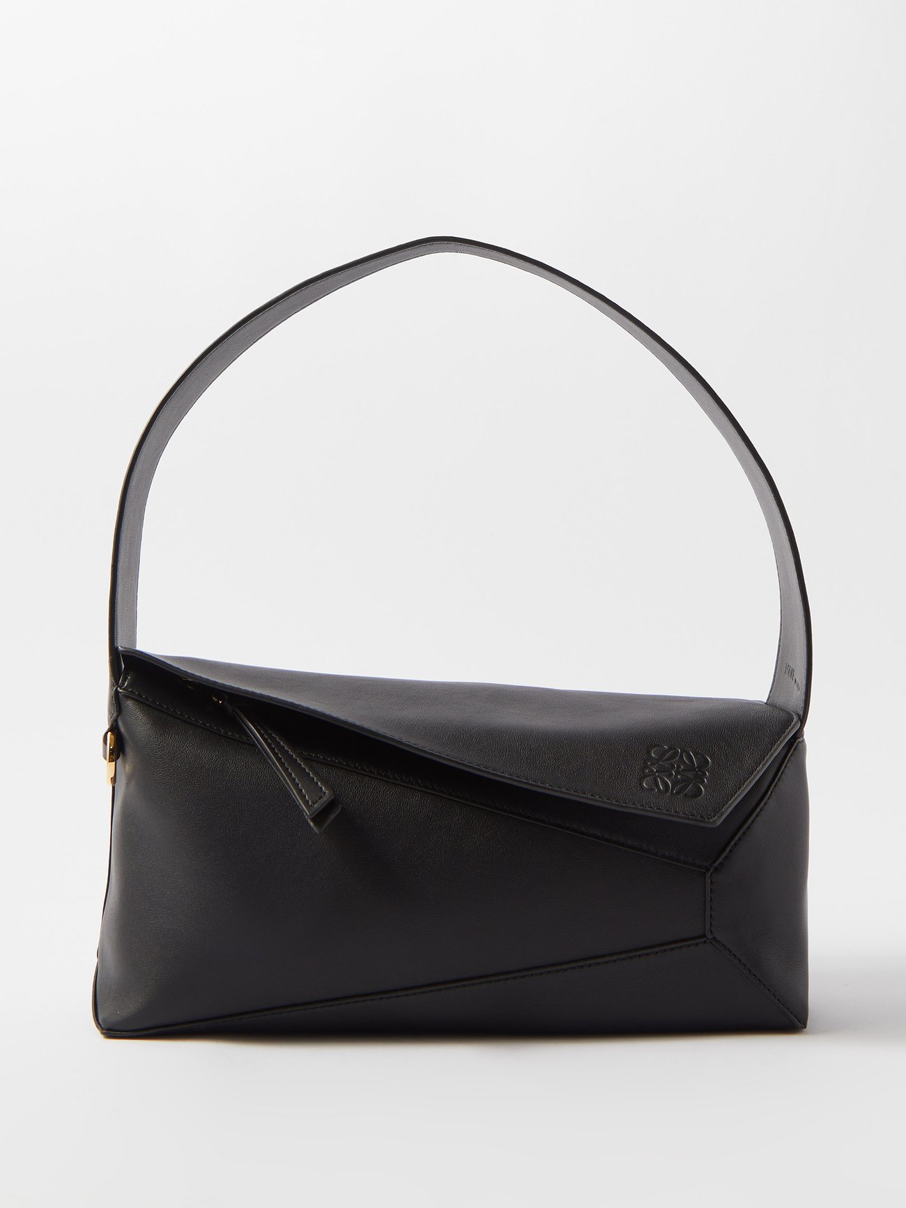 Black Puzzle Hobo leather shoulder bag | LOEWE | MATCHESFASHION US