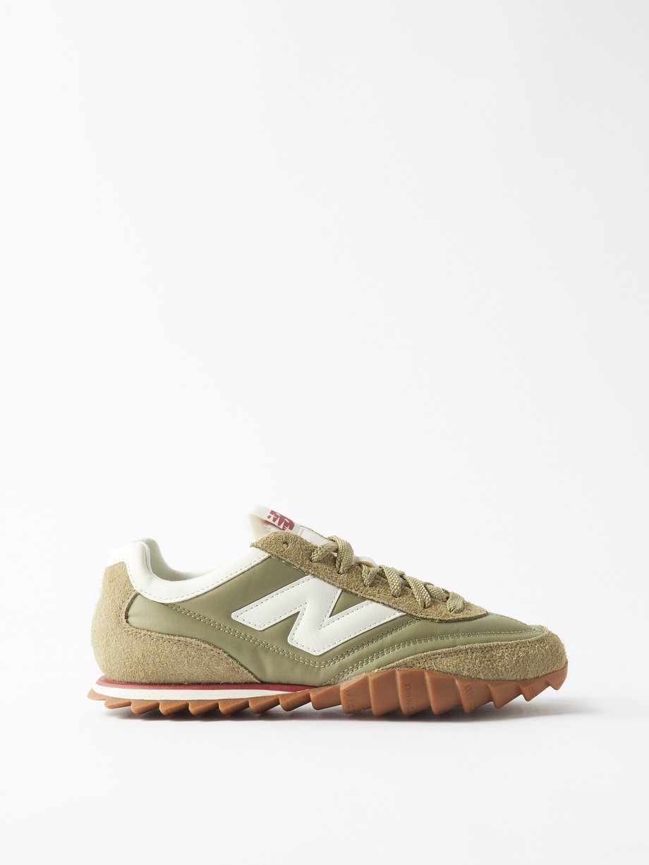 New Balance RC30 suede and nylon trainers