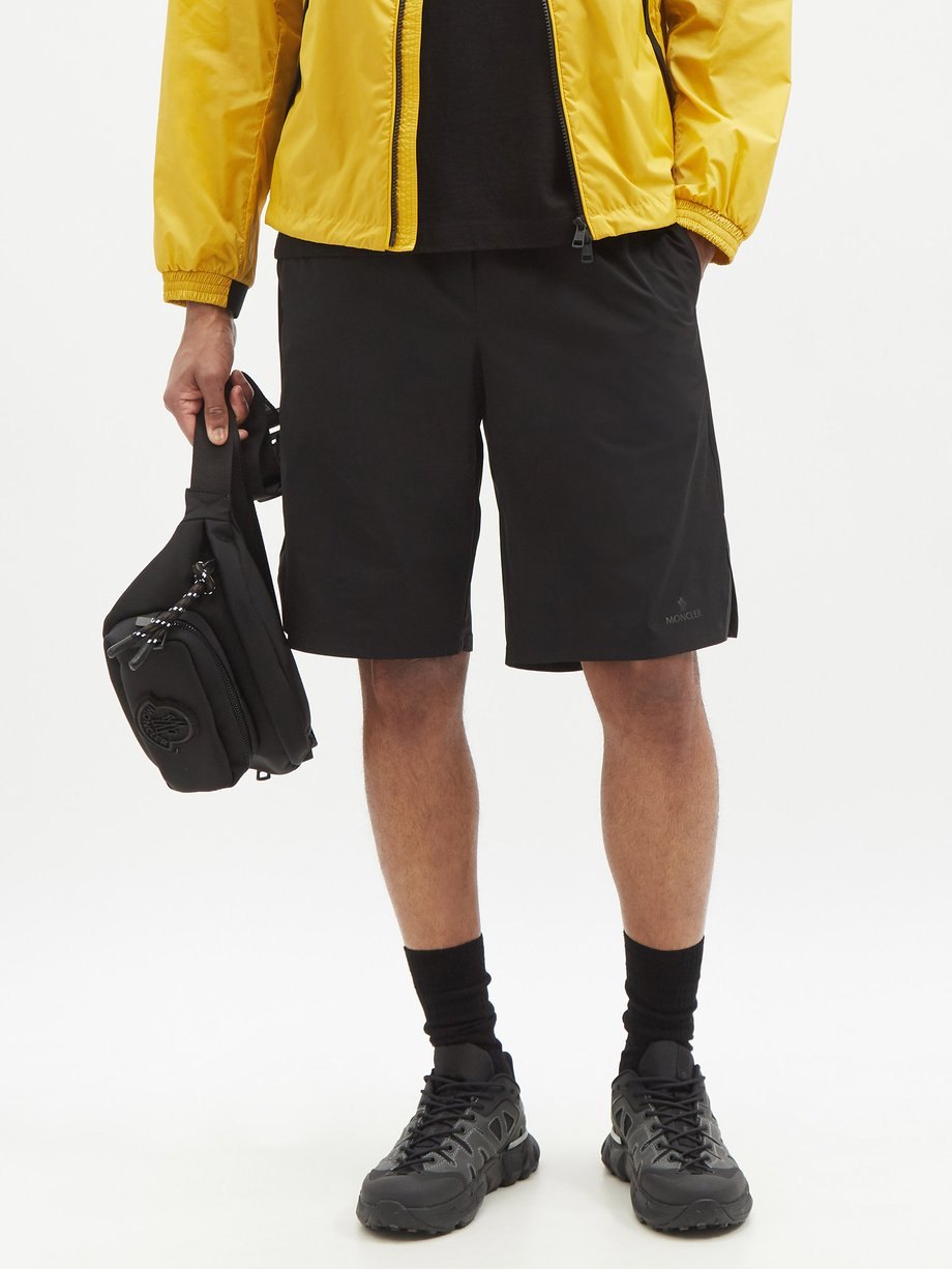 Black Notched-cuff shell shorts | Moncler | MATCHESFASHION UK