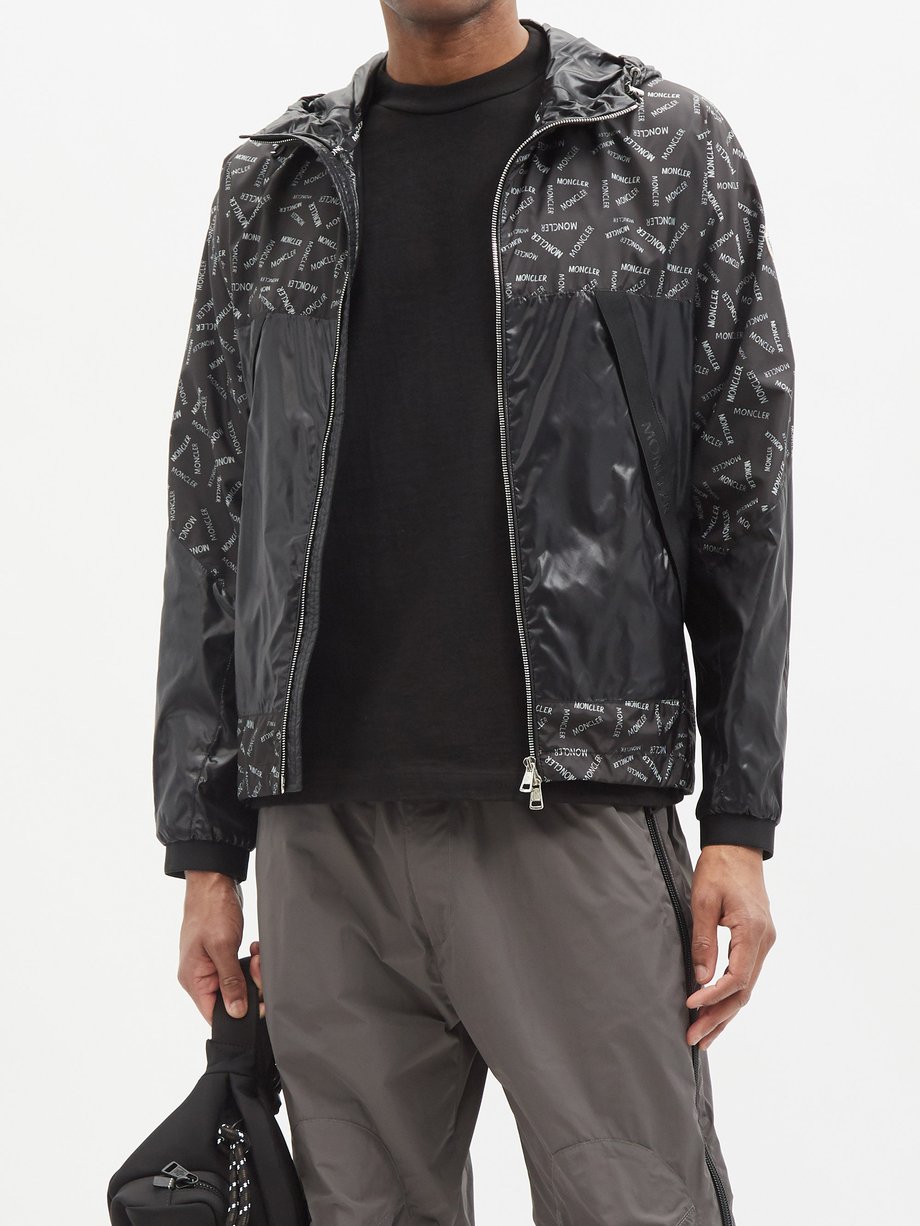 Moncler Gidayu logo-print nylon hooded jacket