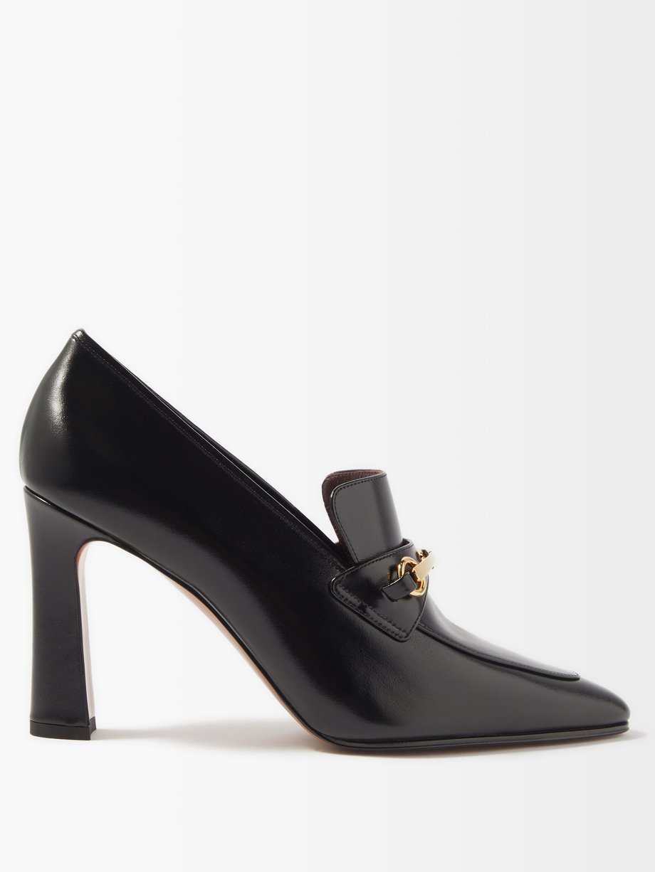 Black Lady heeled leather loafers | The Row | MATCHESFASHION AU