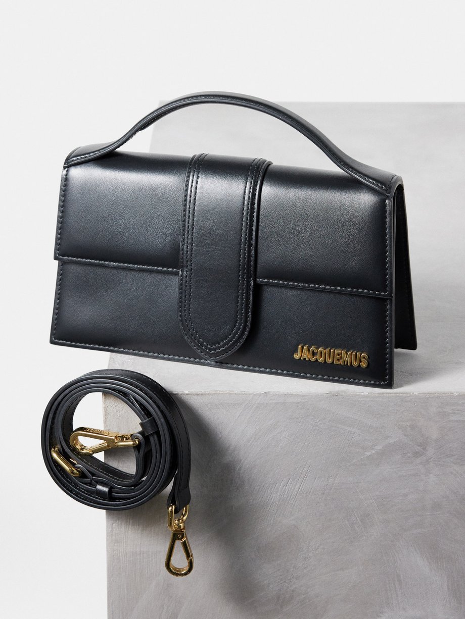 Jacquemus Bambino large leather handbag