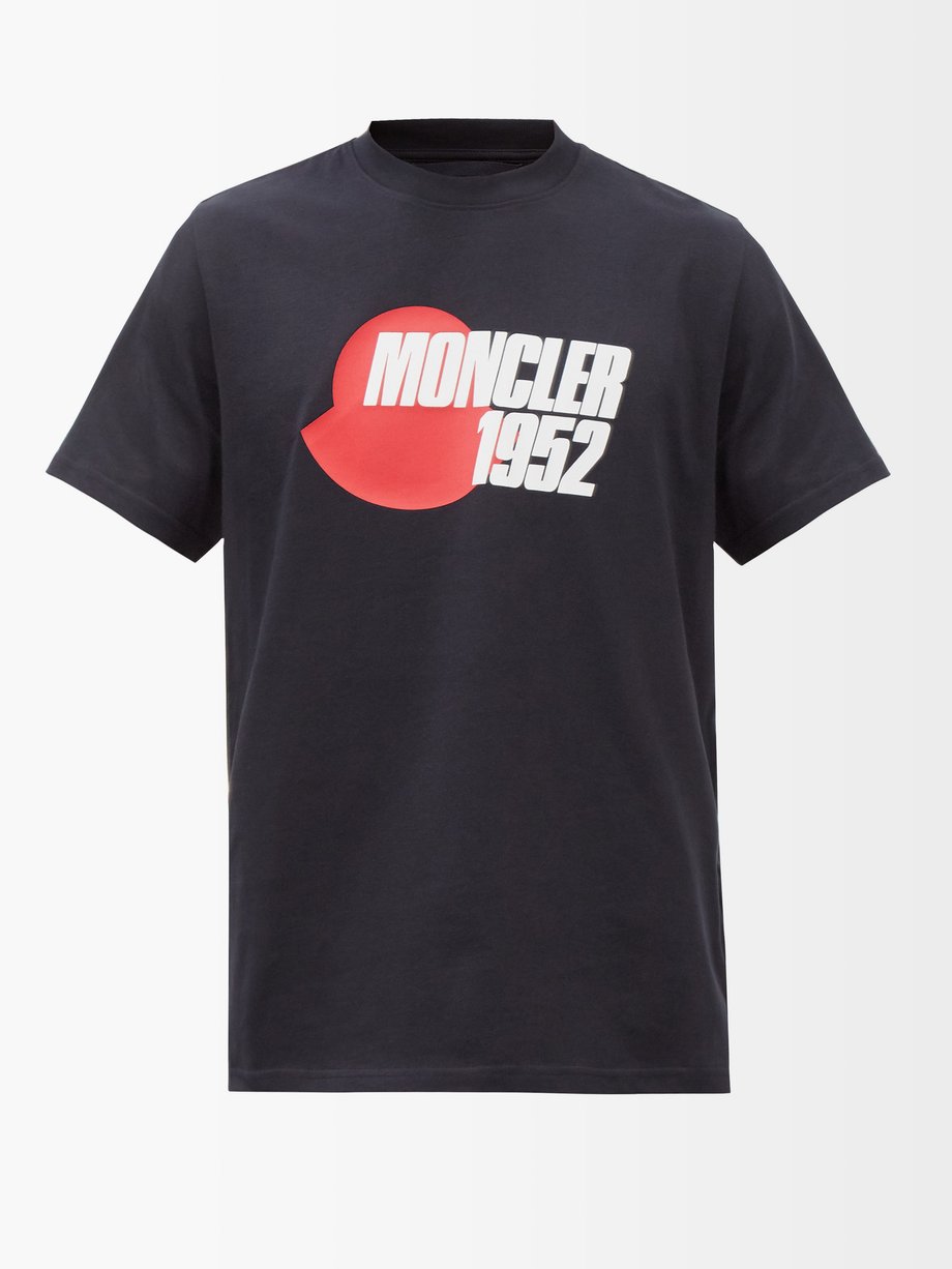 tråd Midlertidig samtale Black Logo-print cotton-jersey T-shirt | Moncler Genius | MATCHESFASHION US