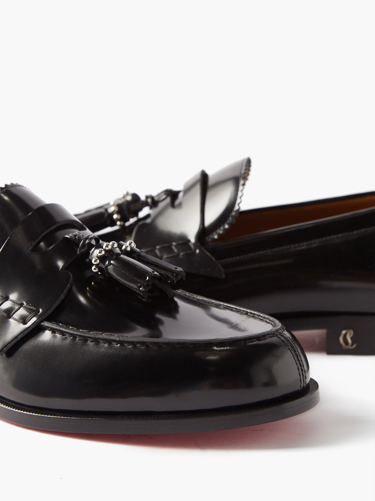 Christian Louboutin No Penny Patent Loafer, 42 / Black